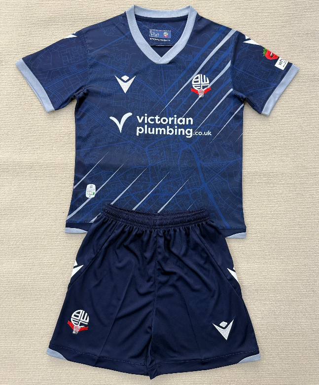 25-26 Bolton Away Kids Soccer Jersey