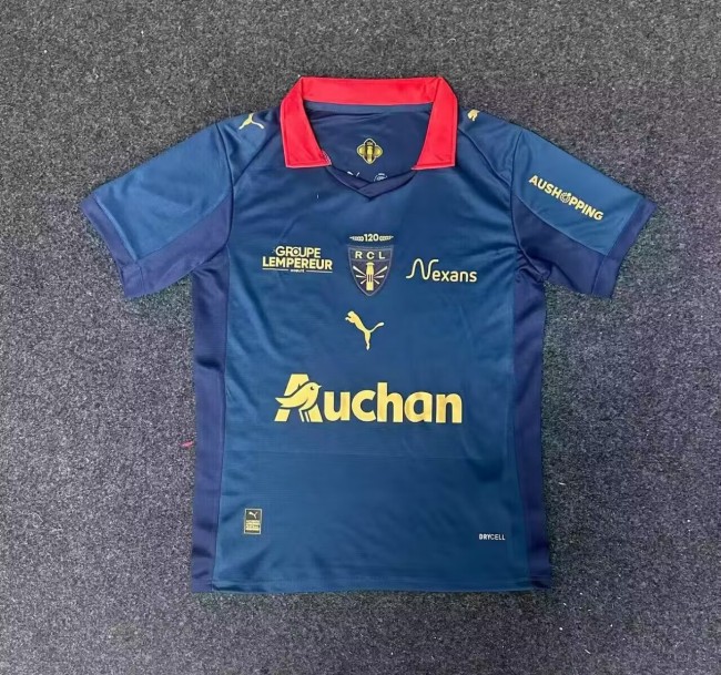 25-26 RC Lens Fourth Fans Soccer Jersey (全广告)
