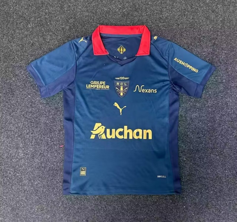 25-26 RC Lens Fourth Fans Soccer Jersey (全广告)