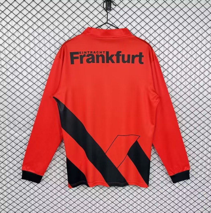 1993-1995 Frankfurt Home Retro Long Sleeves Soccer Jersey