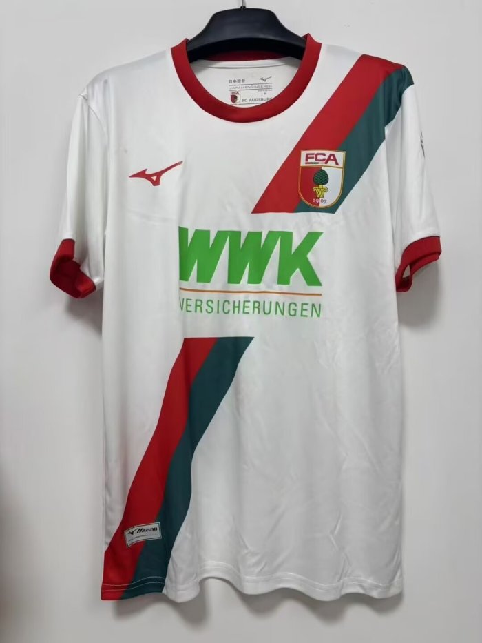 25-26 FC Augsburg Home Fans Soccer Jersey