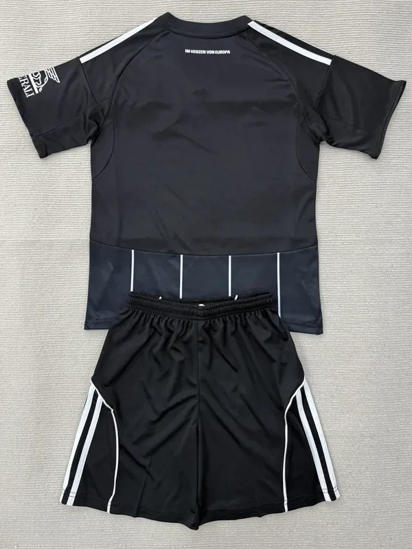 25-26 Frankfurt Black Kids Soccer Jersey