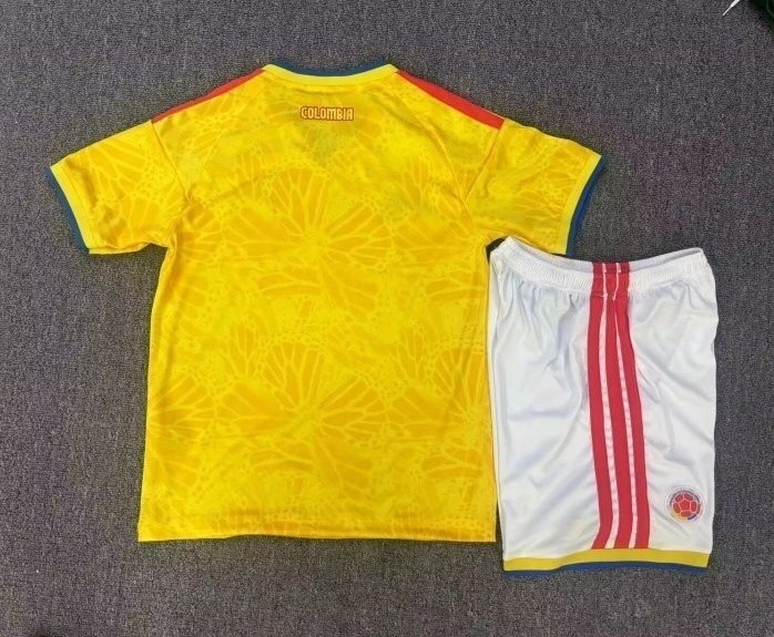26-27 Colombia Home Kids Soccer Jersey