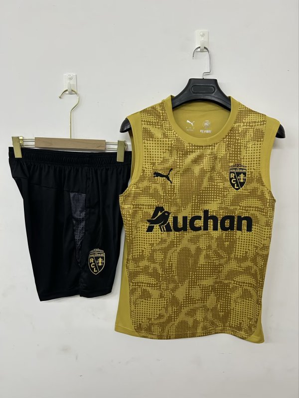 25-26 RC Lens yellow Tank top and shorts suit