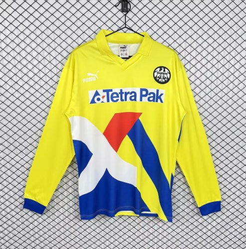 1993-1995 Frankfurt Away Retro Long Sleeves Soccer Jersey
