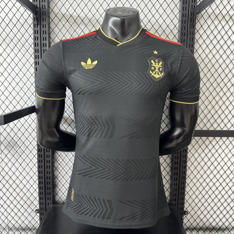 25-26 Flamengo Black Player Version Soccer Jersey