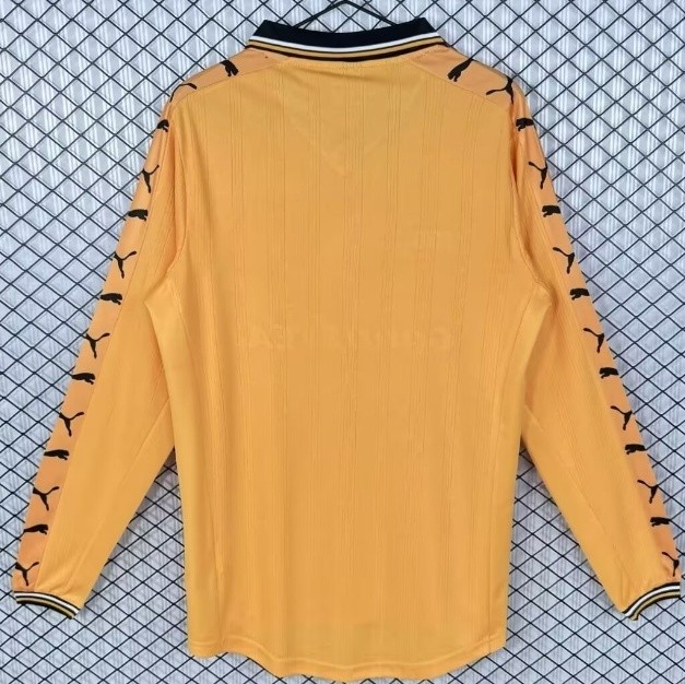 1998-1999 Wolves Home Fans Long Sleeves Soccer Jersey