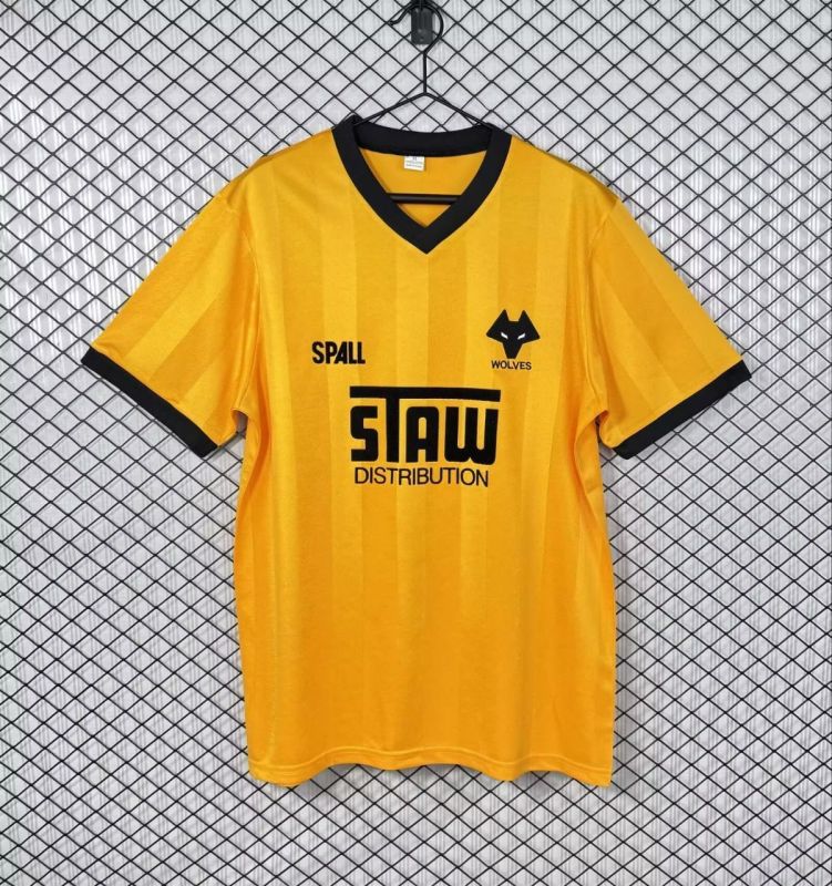 1986-1987 Wolves Home Fans Soccer Jersey
