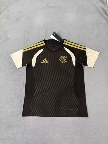 25-26 Flamengo Dark Brown Fans Training shirts