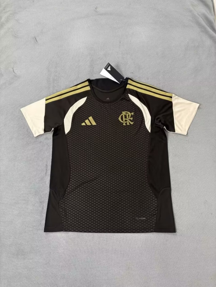 25-26 Flamengo Dark Brown Fans Training shirts