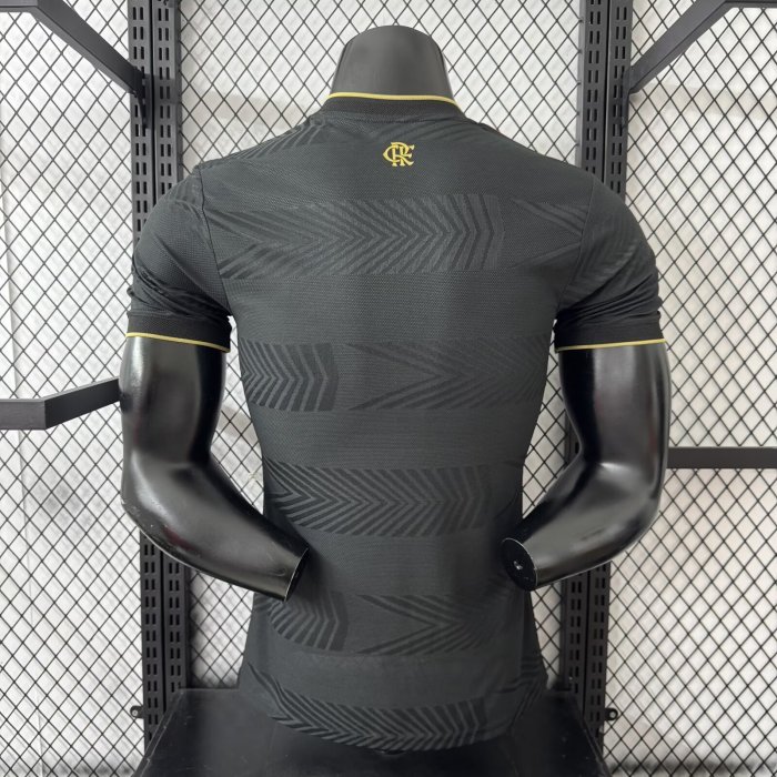 25-26 Flamengo Black Player Version Soccer Jersey