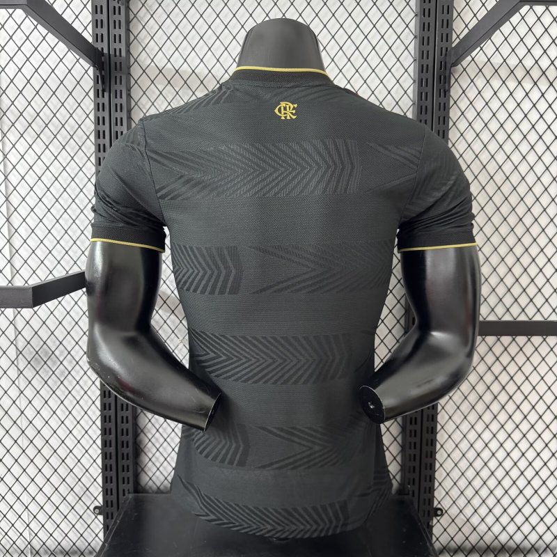 25-26 Flamengo Black Player Version Soccer Jersey