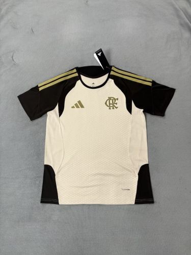 25-26 Flamengo beige Fans Training shirts