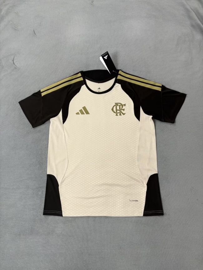 25-26 Flamengo beige Fans Training shirts