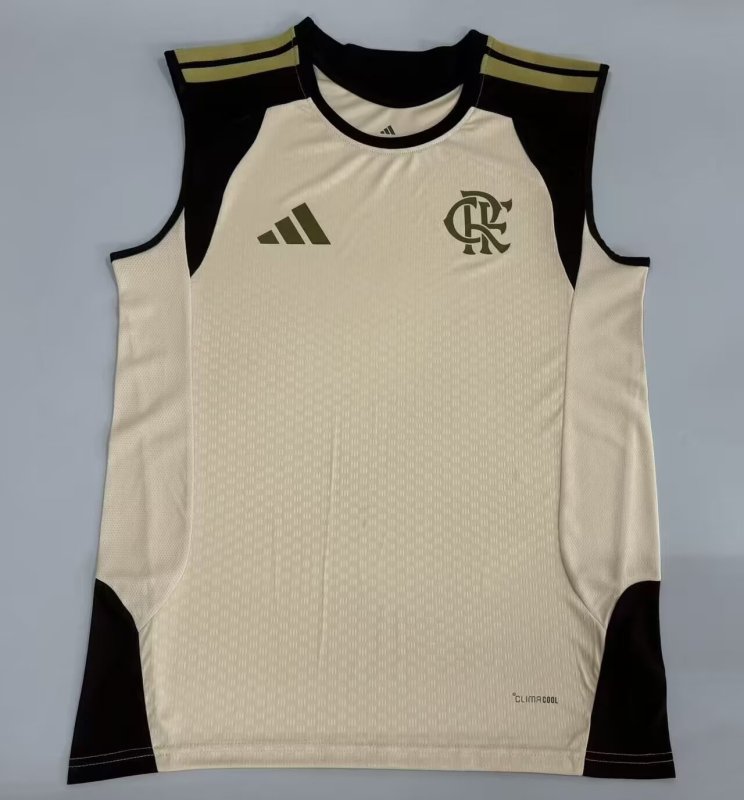 25-26 Flamengo Beige Vest Training shirts