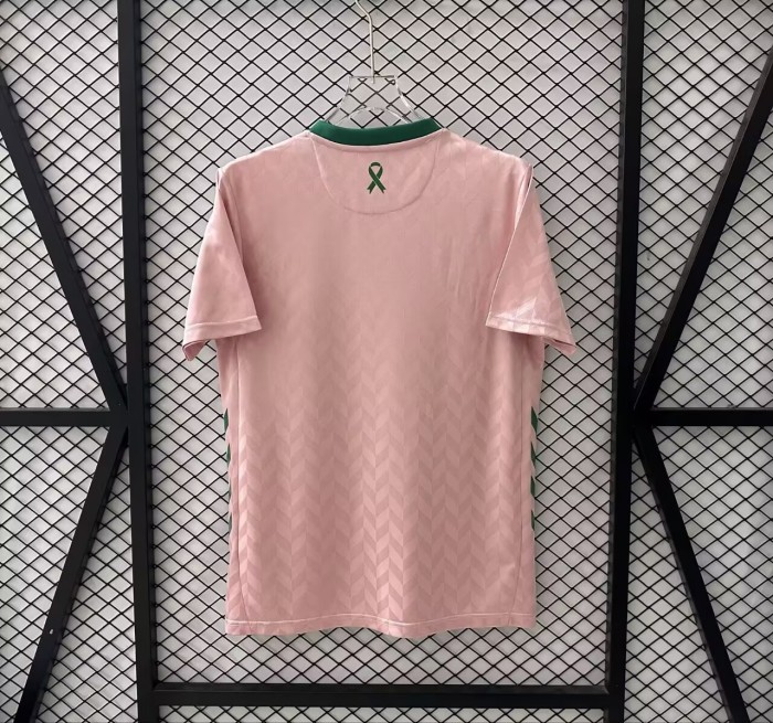 25-26 Saint Etienne Pink Special Edition Fans Soccer Jersey