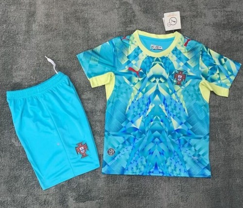 26-27 Portugal Goalkeeper Kids Soccer Jersey