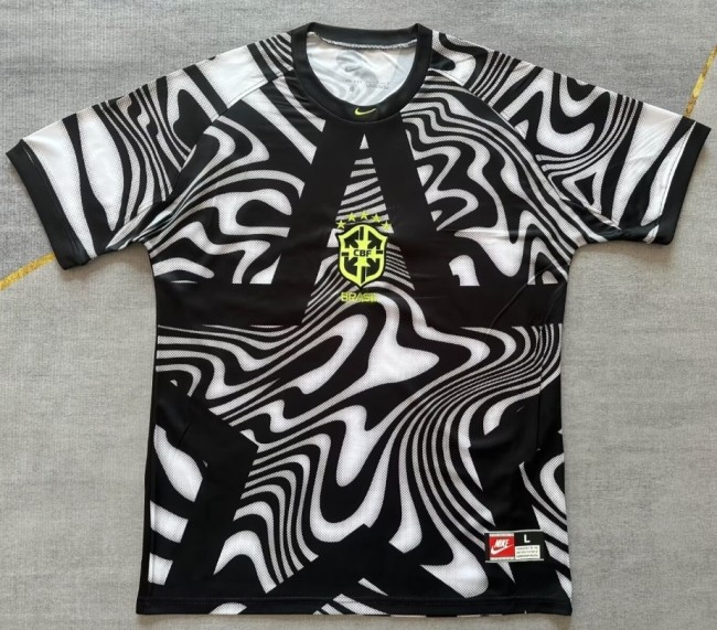 25-26 Brazil Special Edition Goalkeeper Fans Soccer Jersey