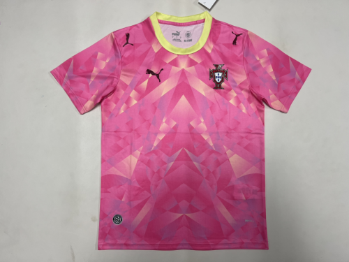25-26 Portugal Pink Special Edition Fans Soccer Jersey