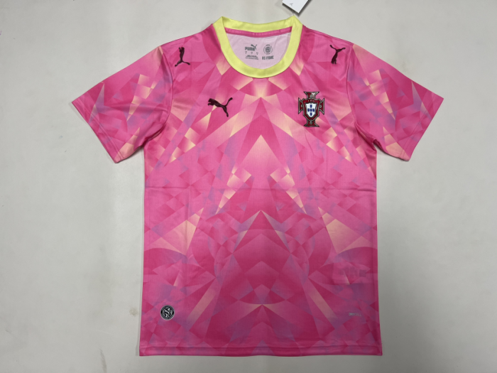 25-26 Portugal Pink Special Edition Fans Soccer Jersey