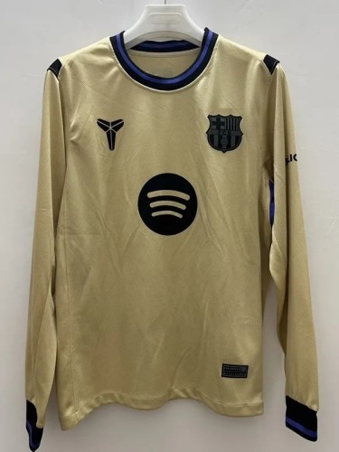 25-26 BAR Away Long Sleeve Fans Soccer Jersey