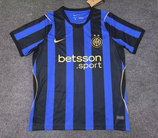 26-27 INT Home Fans Soccer Jersey (前带广告)
