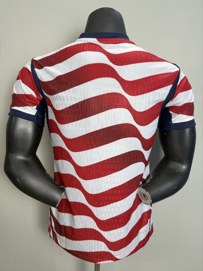 26-27 USA Home Player Version Soccer Jersey