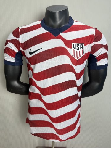 26-27 USA Home Player Version Soccer Jersey