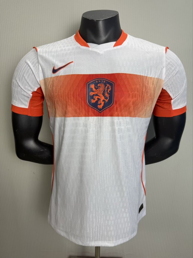 26-27 Netherlands Away Player Soccer Jersey