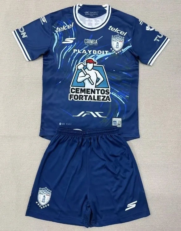 25-26 Pachuca Away kids Soccer Jersey