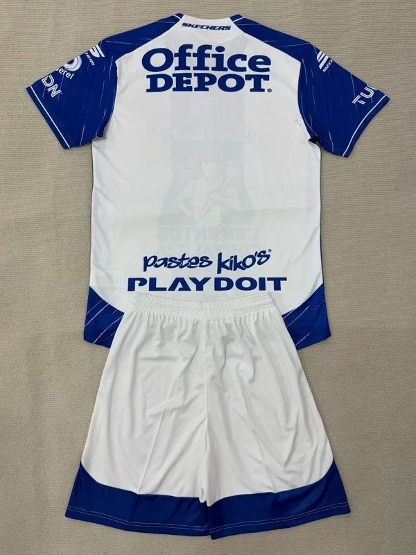 25-26 Pachuca Home kids Soccer Jersey