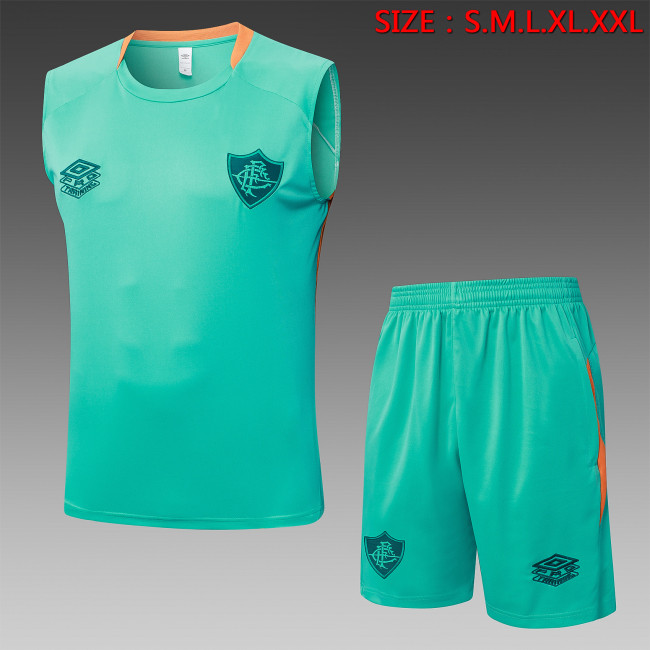 25-26 Fluminense Green Tank top and shorts suit