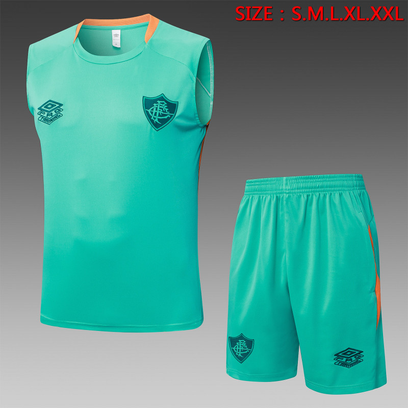 25-26 Fluminense Green Tank top and shorts suit
