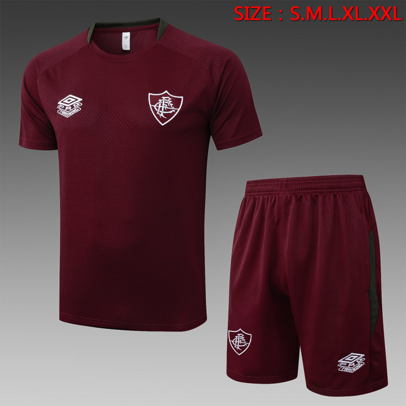25-26 Fluminense Burgundy Training Short Suit