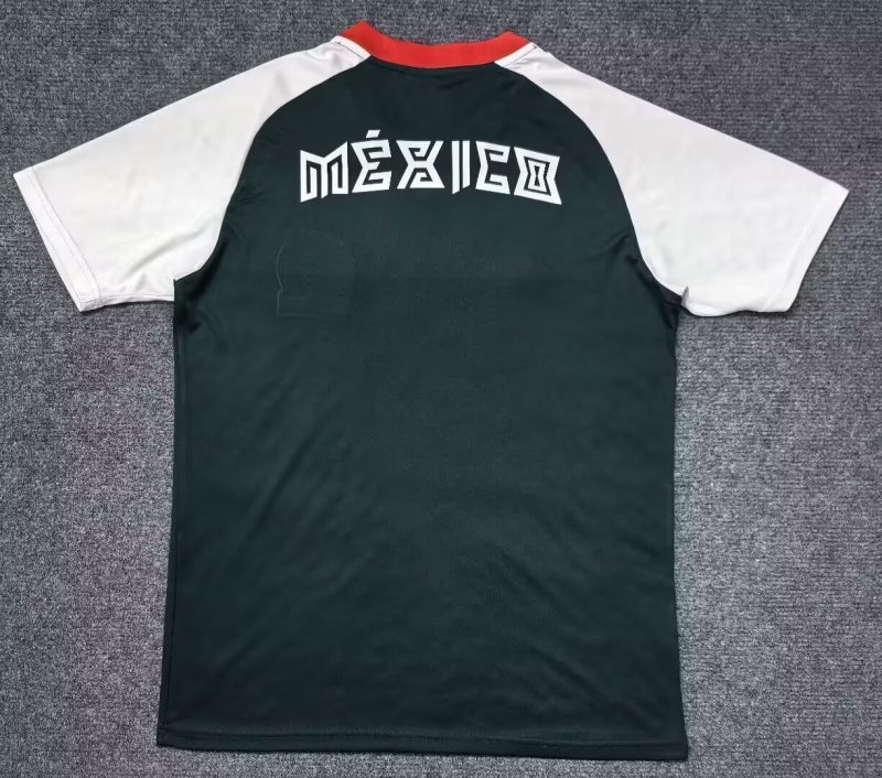 26-27 Mexico Black Fans Soccer Jersey