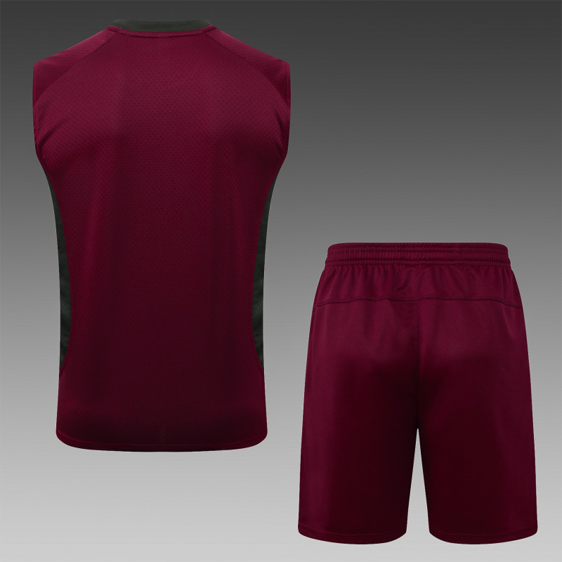 25-26 Fluminense Burgundy Tank top and shorts suit