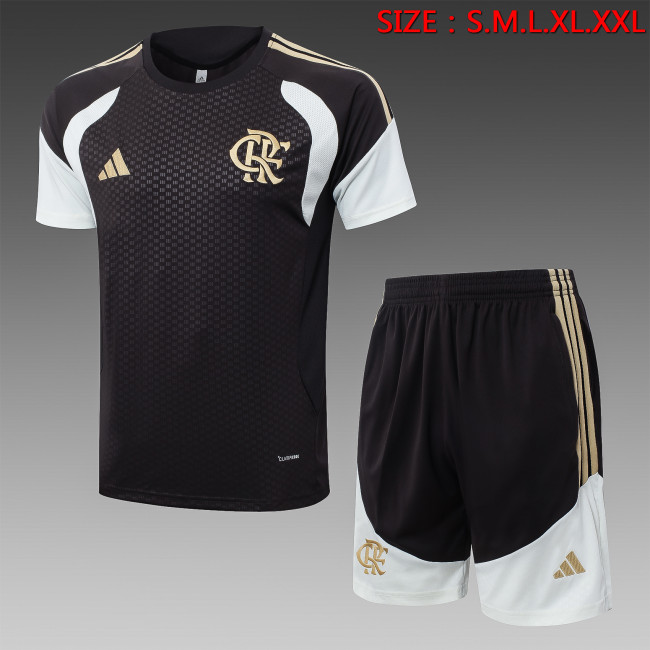 26-27 Flamengo Brown Training Short Suit