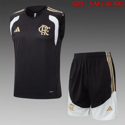 26-27 Flamengo Brown Tank top and shorts suit