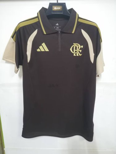 26-27 Flamengo Dark Brown Polo Short Sleeve
