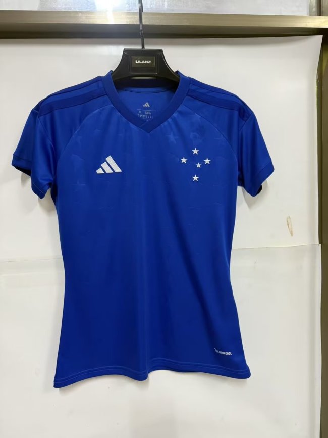 26-27 Cruzeiro Home Women Soccer Jersey (女)