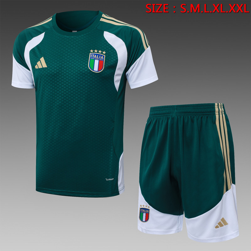 26-27 Italy Green Training Short Suit