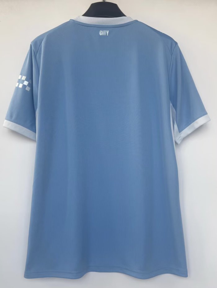 26-27 Man City Home Fans Soccer Jersey