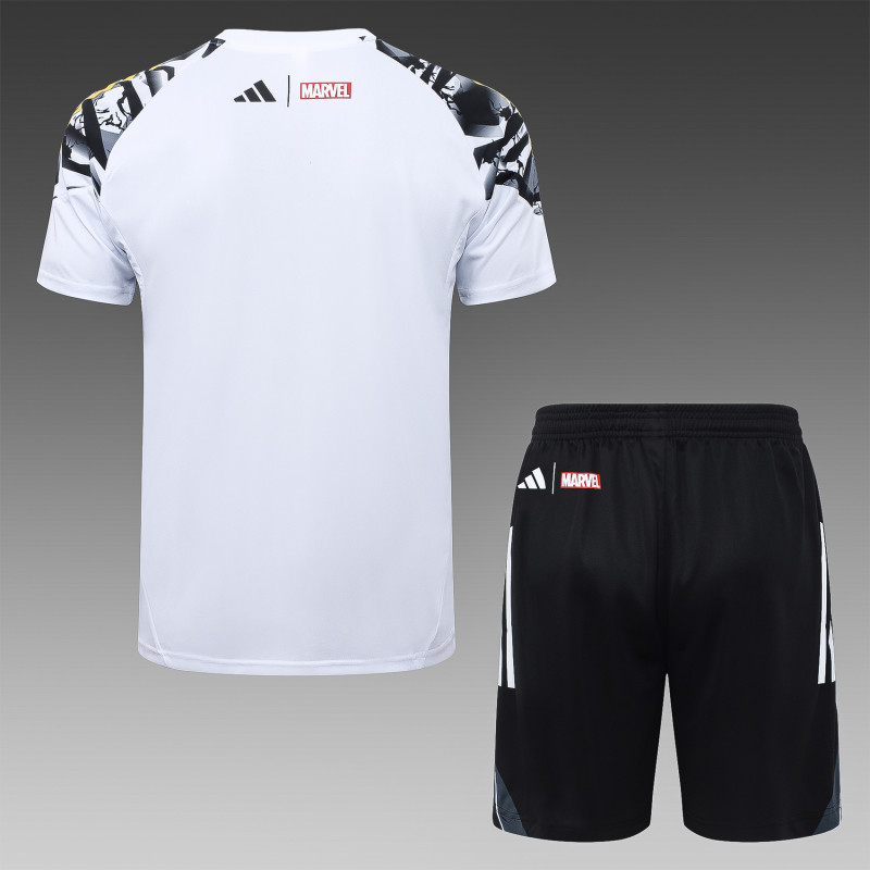 25-26 RMA White Training Short Suit