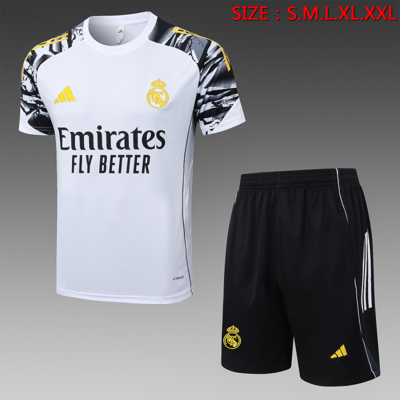 25-26 RMA White Training Short Suit