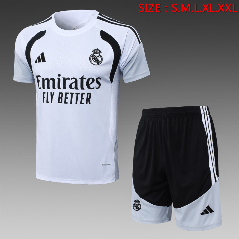 26-27 RMA White Training Short Suit