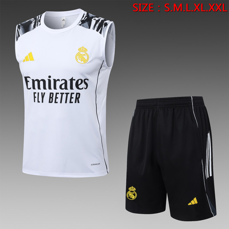 25-26 RMA White Tank top and shorts suit