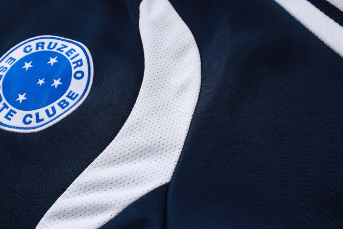 26-27 Cruzeiro Dark Blue Jacket Tracksuit