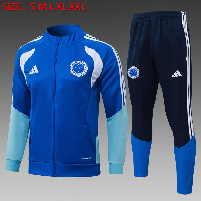 26-27 Cruzeiro Royal Blue Jacket Tracksuit