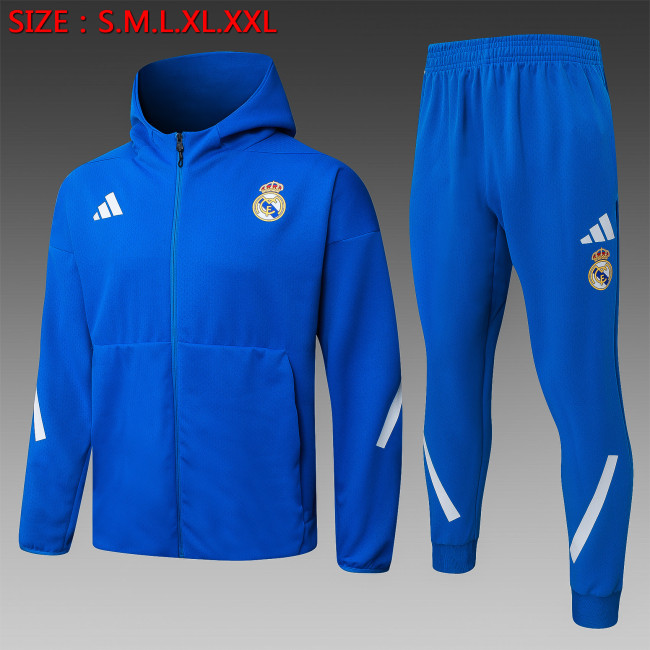 25-26 RMA Royal Blue Hoodie Tracksuit (卫衣套装)