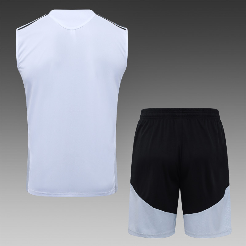 26-27 RMA White Tank top and shorts suit